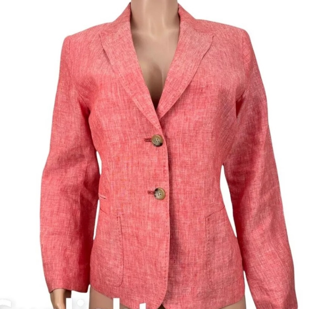 TALBOTS linen blazer